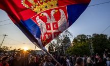60-ти протест срещу режима на Вучич в Белград