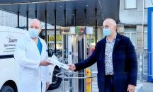 Дариха апарат за дезинфекция и унищожаване на вируси на "Пирогов"