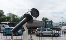 Инсталация в центъра на София провокира размисли за шума от трафика