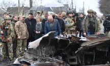 „Жестокото лице на армията на Путин“: Фон дер Лайен отиде в Буча